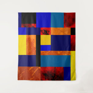 Mondrian #7-1 Large Tapestry