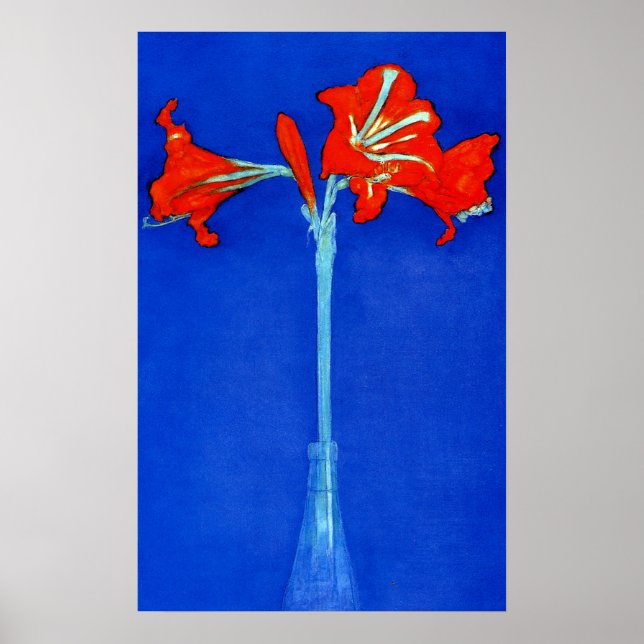Mondrian Amaryllis Poster (Front)