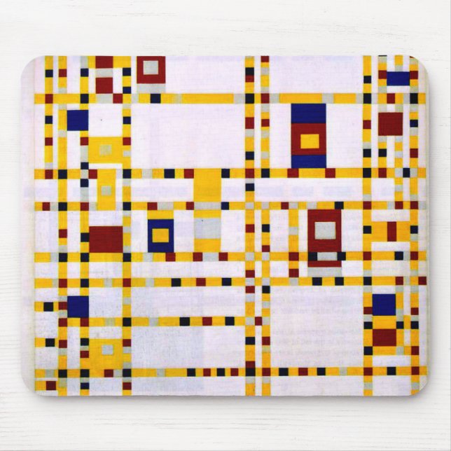 Mondrian - Broadway Boogie Woogie Mouse Pad (Front)