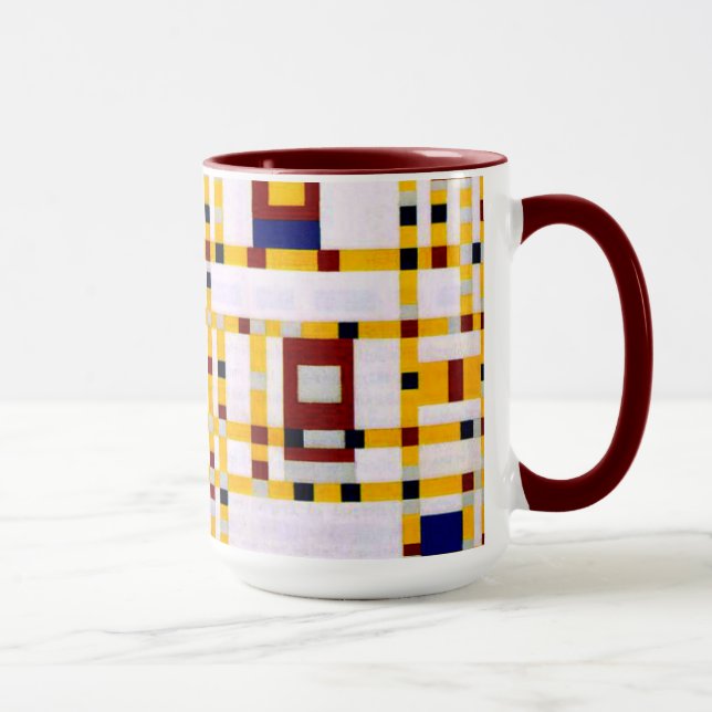 Mondrian - Broadway Boogie Woogie Mug (Right)