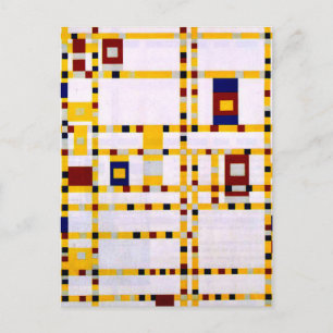 Mondrian - Broadway Boogie Woogie Postcard
