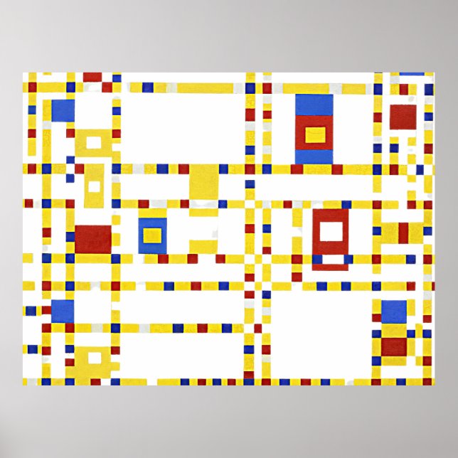 Mondrian - Broadway Boogie Woogie Poster (Front)