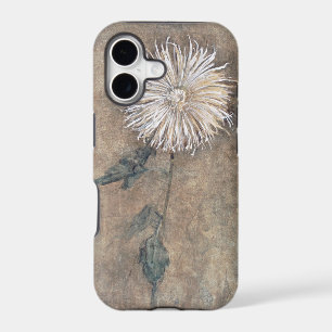 Mondrian Chrysanthemum Vintage Art iPhone Case