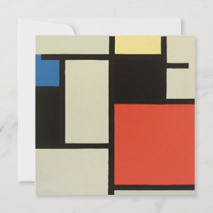 Mondrian Composition Modern Abstract Painting Art