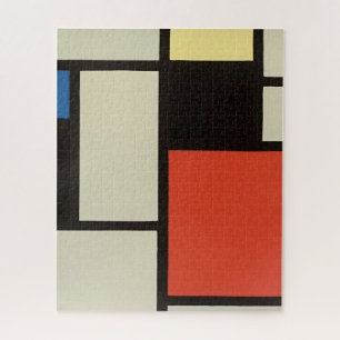 Mondrian Composition Modern Abstract Painting Art Jigsaw Puzzle