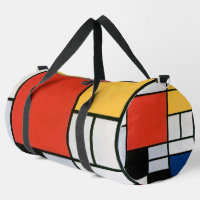 Mondrian Composition Red Yellow Blue Black 