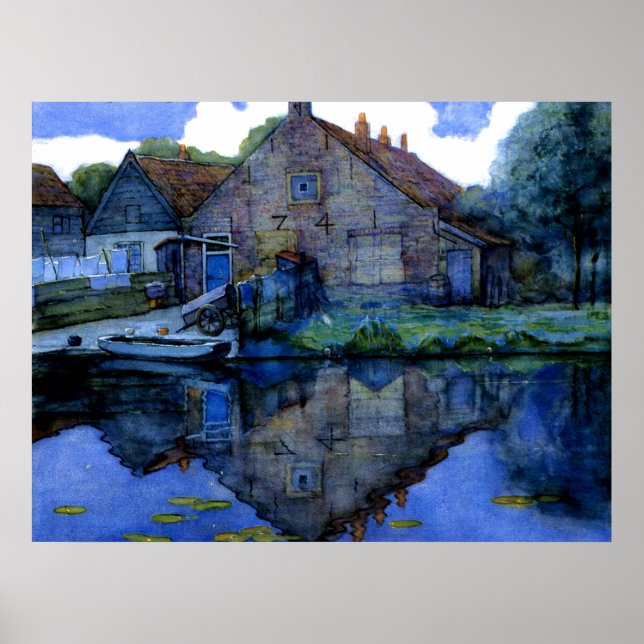 Mondrian - House on the Gein, Poster (Front)