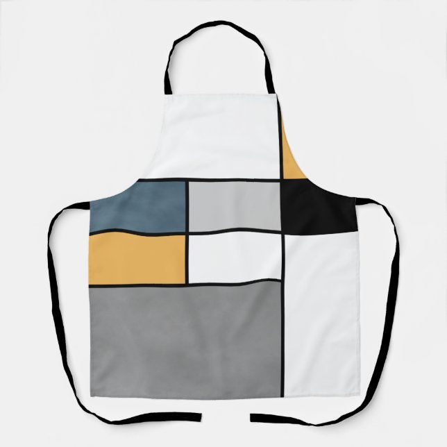 Mondrian inspiration apron (Front)