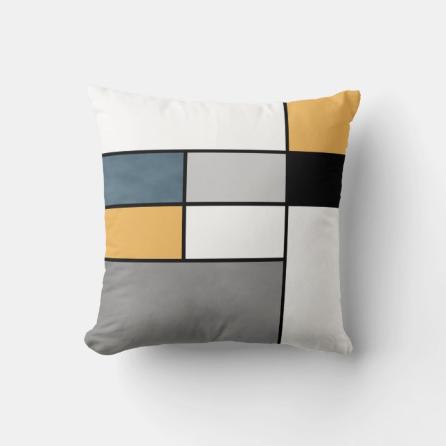 Mondrian inspiration cushion (Front)