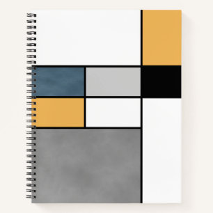 Mondrian inspiration notebook