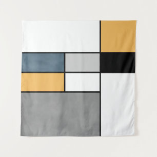 Mondrian inspiration tapestry
