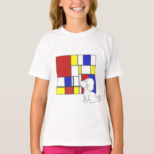 Mondrian Inspired Chamomile T-Shirt