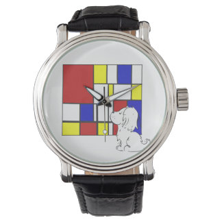 Mondrian Inspired Chamomile Watch