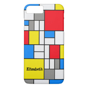 Mondrian Inspired Geometrical Design Abstract Art Case-Mate iPhone Case