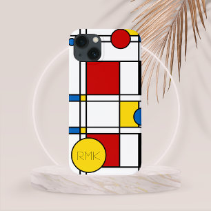 Mondrian Inspired Neo-Plasticism Abstract  iPhone 13 Case