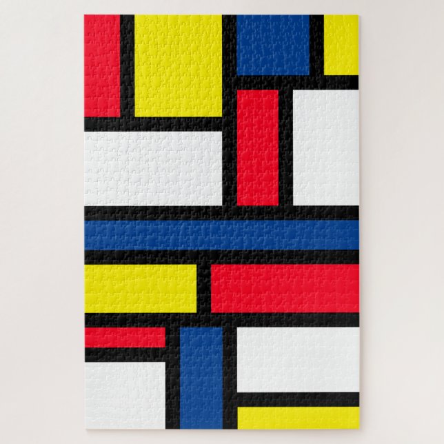 Mondrian Jigsaw Puzzle (Vertical)