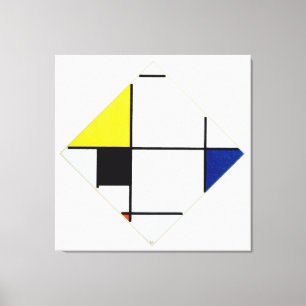 MONDRIAN - LOZENGE COMPOSITION - 1921 - De Stijl - Canvas Print