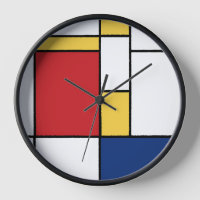 Mondrian Minimalist Abstract Art Composition