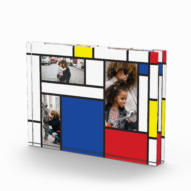 Mondrian Minimalist De Stijl Geo Modern Art Photo (Right)