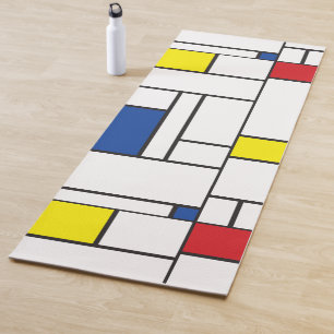 Mondrian Minimalist Geometric De Stijl Modern Art Yoga Mat