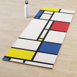 Mondrian Minimalist Geometric De Stijl Modern Art Yoga Mat
