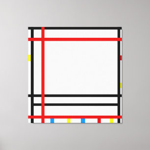 MONDRIAN - NEW YORK - BOOGIE WOOGIE - 1941-1942 CANVAS PRINT