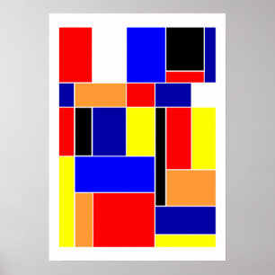 Mondrian No. 48 Poster