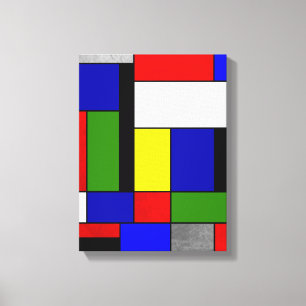 Mondrian No. 4 Canvas Print