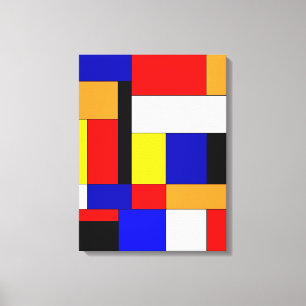 Mondrian No. 9 Canvas Print