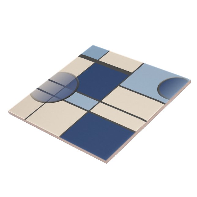 Mondrian & Pastell Tile (Side)