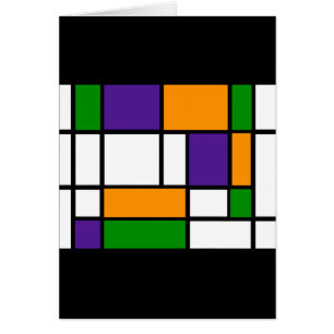 Mondrian - Secondary Colours Card