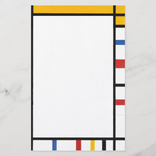 mondrian stationery