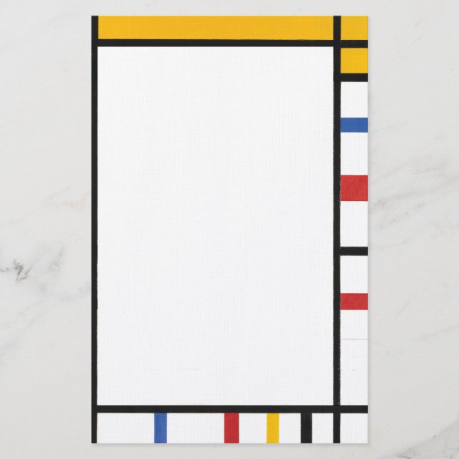 mondrian stationery (Front)