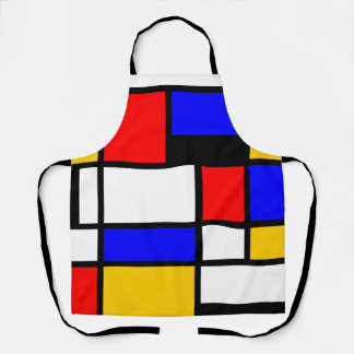 Mondrian Style Apron