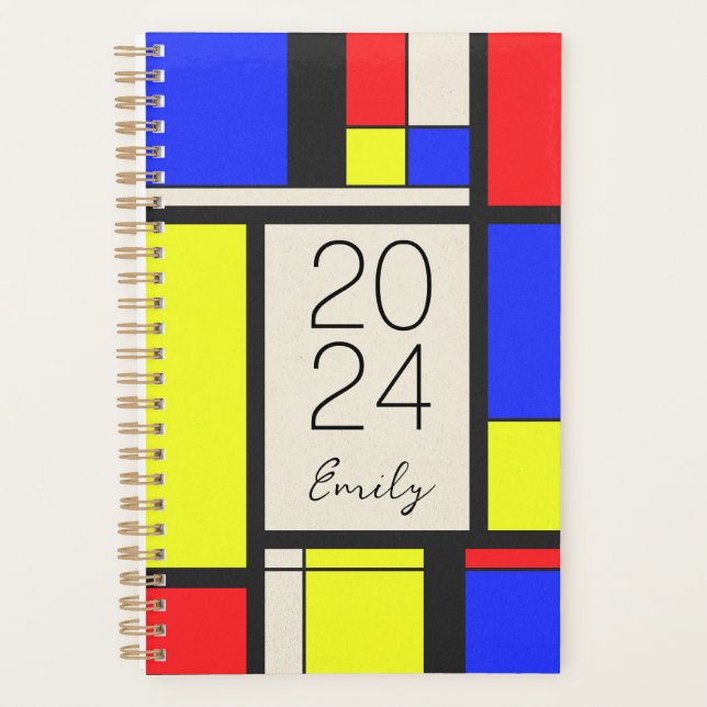 Mondrian style design planner (Front)