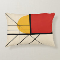 Mondrian-Style Geometric Art Print