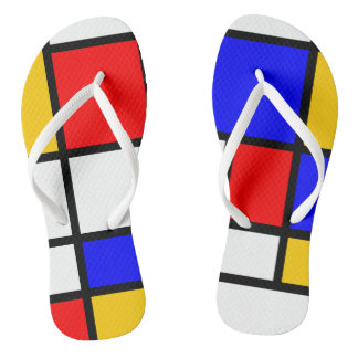 Mondrian style jandals