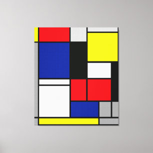 MONDRIAN - TABLEAU No. II - 1921-25 - De Stijl - Canvas Print