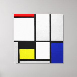 MONDRIAN - TABLEAU No. III - 1922-1925 - De Stijl  Canvas Print