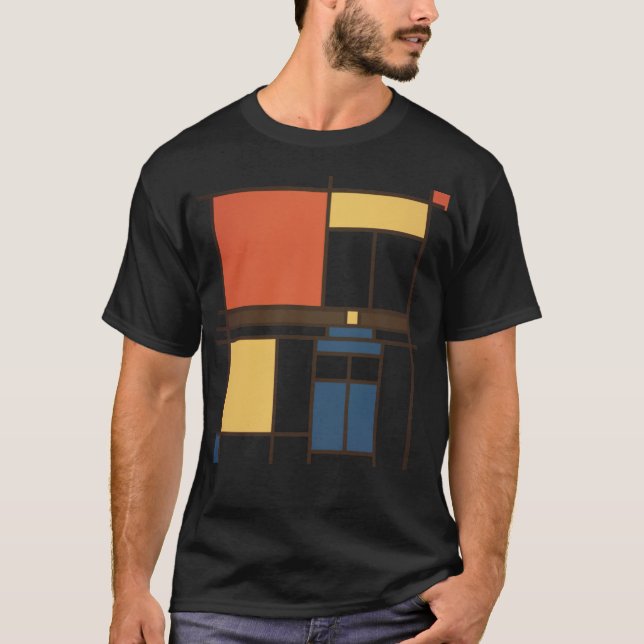 Mondrian Who doctors  T-Shirt (Front)
