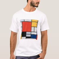 Mondrian's Composition Red, Yellow, Blue, Black