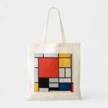 Mondrian's Composition Red, Yellow, Blue, Black