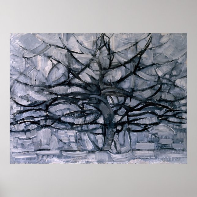 Mondrian's Grey Tree Poster (Front)
