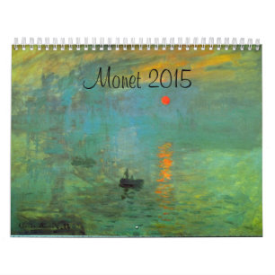Monet 2015 French Art Calendar