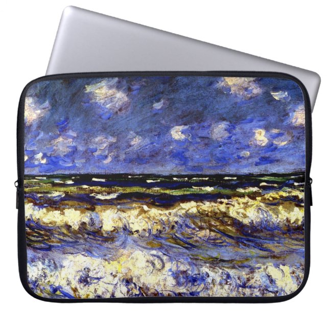 Monet - A Stormy Sea Laptop Sleeve (Front)