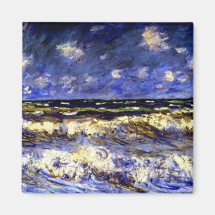 Monet - A Stormy Sea Magnet