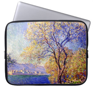 Monet - Antibes Seen from the Salis Gardens, Laptop Sleeve