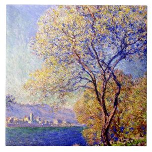 Monet - Antibes Seen from the Salis Gardens,  Tile