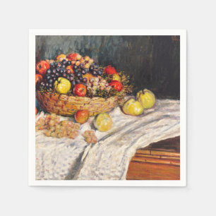 Monet - Apples and Grapes, Napkin