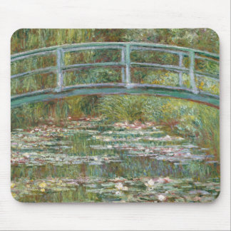 Monet Art Bridge over a Pond of Water Lilies Mouse Pad